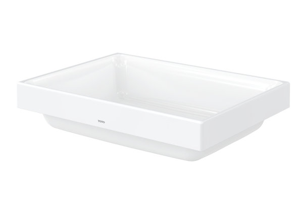 TOTO CS Countertop washbasin, without tap hole, with overflow, 500x370mm, Cefiontect, LW1715WH