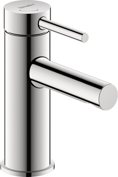 Duravit Circle single lever basin mixer, 100 mm projection, without pop-up waste, chrome, CE1011002010