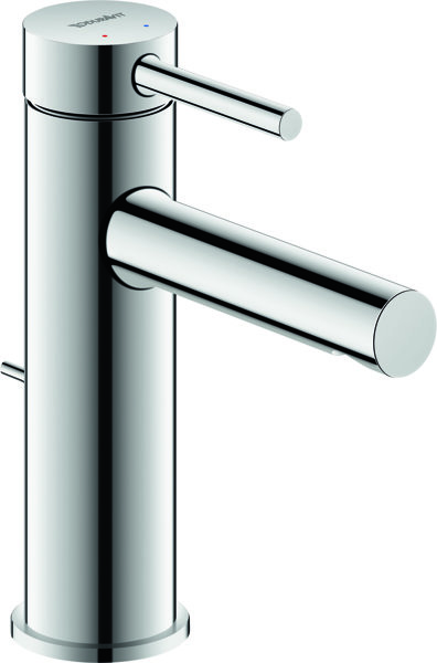 Duravit Circle single-lever basin mixer M EasyClean, with pop-up waste, 117 mm projection, chrome, C...