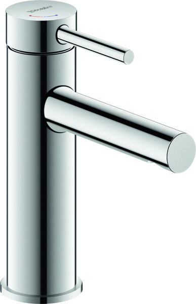 Duravit Circle single-lever basin mixer M FreshStart, without pop-up waste, 117 mm projection, chrom...