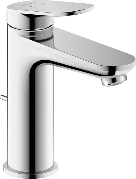 Duravit Wave single lever washbasin mixer, projection 122 mm, with drain set, WA10200010