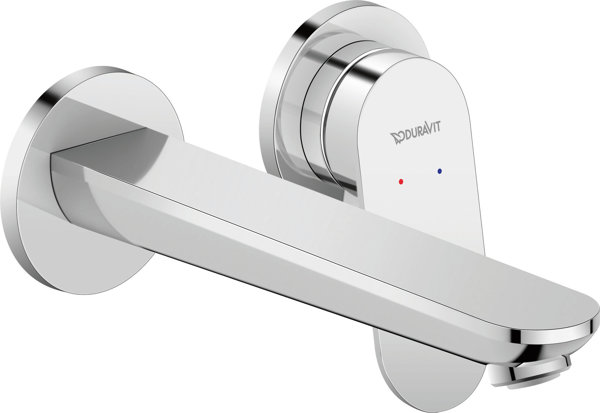 Duravit Wave single lever basin mixer, projection 202 mm, without pop-up waste, WA10700040