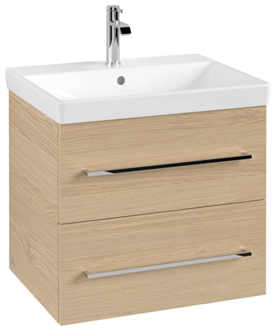 Villeroy & Boch Avento Vanity unit A88900, 2 pull-outs, width 580mm