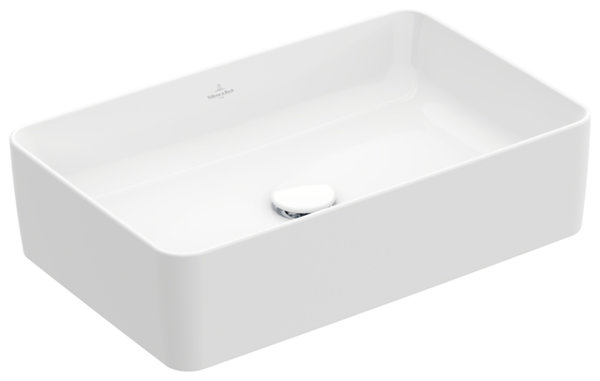 Villeroy & Boch Collaro countertop washbasin, 560 x 360 mm, without tap hole , without overflow,...