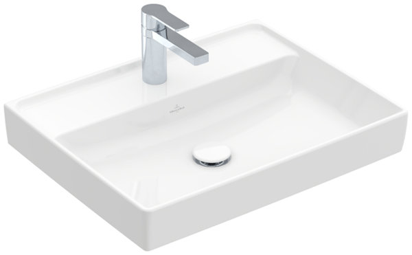 Villeroy & Boch Collaro washbasin, 600 x 470 mm, without overflow, unground, 4A3361