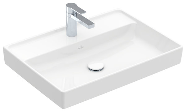 Villeroy & Boch Collaro washbasin, 650 x 470 mm, , without overflow, unground, 4A3366