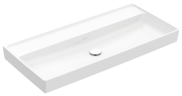 Villeroy & Boch Collaro cabinet washbasin, 1000 x 470 mm, without tap hole , without overflow, unground, 4A33A3