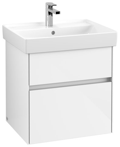 Villeroy & Boch Collaro vanity unit with lighting, 554x546x444 mm, 2 drawers, C008B0