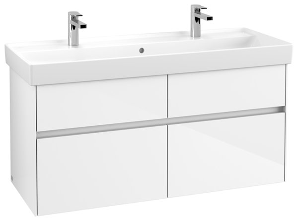 Villeroy & Boch Collaro vanity unit with lighting, 1154x546x444 mm, 4 drawers