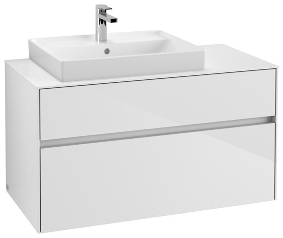 Villeroy & Boch Collaro washbasin cabinet 1000x548x500 mm, 2 drawers , for washbasin left, C01700