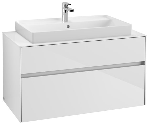 Villeroy & Boch Collaro vanity unit 1000x548x500 mm, 2 drawers, for washbasin center, C02000