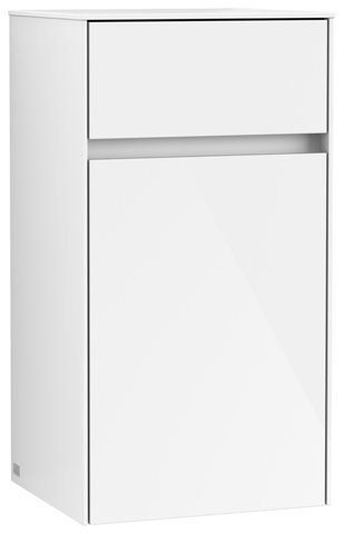 Villeroy & Boch Collaro side cabinet 404x748x349 mm, 1 door and 1 drawer stop (hinge) left, C03200