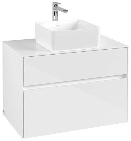 Villeroy & Boch Collaro washbasin cabinet 800x548x500 mm, 2 drawers , for washbasin in the middle, C03700