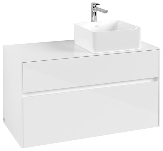 Villeroy & Boch Collaro washbasin cabinet 1000x548x500 mm, 2 drawers , for washbasin right, C04000