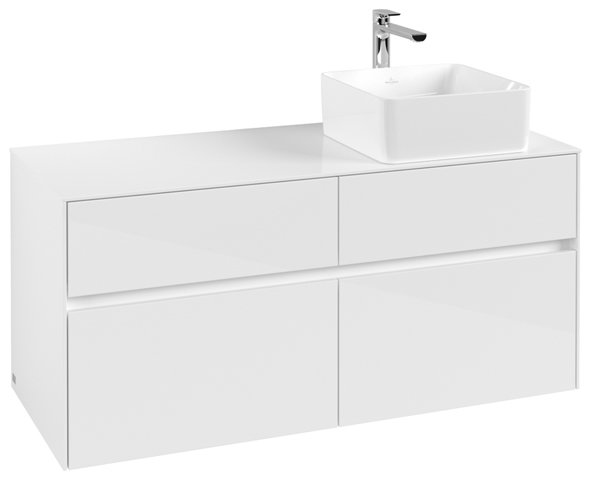 Villeroy & Boch Collaro washbasin cabinet 1200x548x500 mm, 4 drawers , for washbasin right, C04300