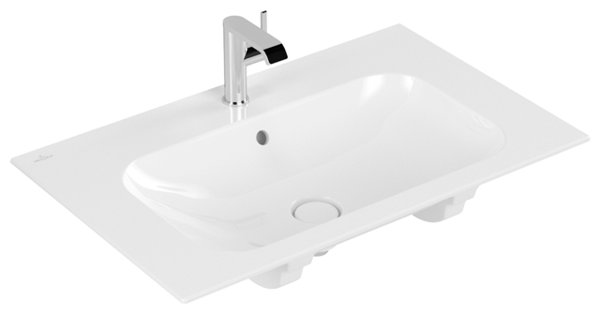 Villeroy & Boch cupboard washbasin Finion 416484 800x500mm, concealed overflow, 1 tap hole