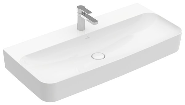 Villeroy und Boch Wash basin Finion 4168AB 1000x470mm, concealed overflow, 1 tap hole