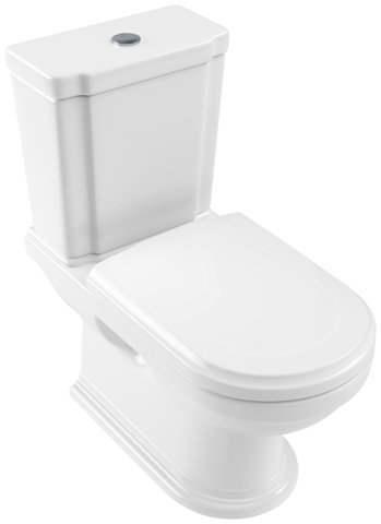 Villeroy und Boch Hommage washdown WC for combination 666210 370x725mm, white, floor standing