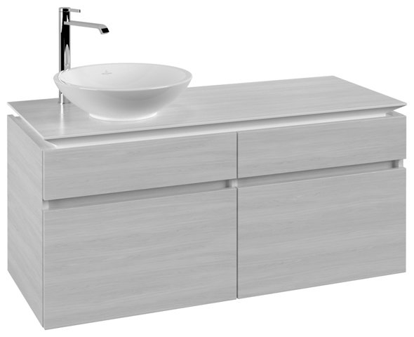 Villeroy & Boch Legato Vanity unit B580, 1200x550x500mm, washbasin left side