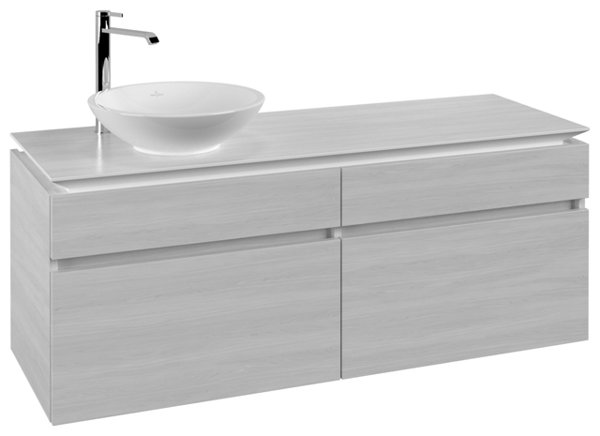 Villeroy & Boch Legato Vanity unit B588, 1400x550x500mm, washbasin left side