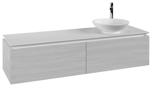 Villeroy & Boch Legato Vanity unit B597, 1600x380x500mm, washstand right