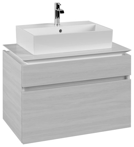 Villeroy & Boch Legato Vanity unit B602, 800x550x500mm, washbasin centric