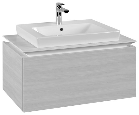 Villeroy & Boch Legato Vanity unit B678, 800x380x500mm, washbasin centric