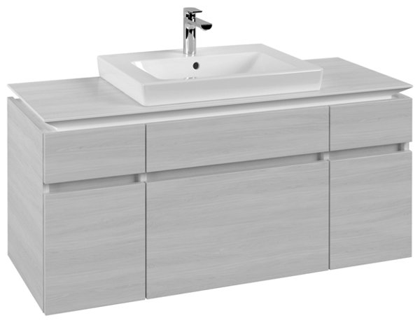 Villeroy & Boch Legato Vanity unit B683, 1200x550x500mm, washbasin centric