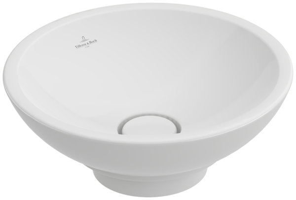 Villeroy und Boch Countertop washbasin Loop & Friends 514800 38cm Diameter, white