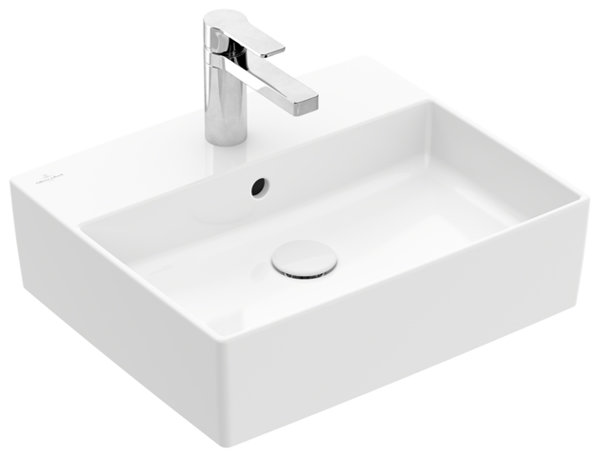 Villeroy & Boch Memento 2.0 Countertop washbasin, 500 x 420 mm, 1 tap hole, with overflow, polis...