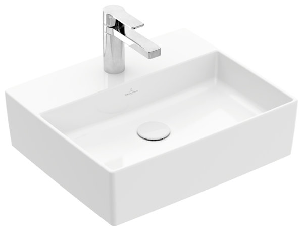 Villeroy & Boch Memento 2.0 Countertop washbasin, 500 x 420 mm, 1 tap hole, without overflow, po...