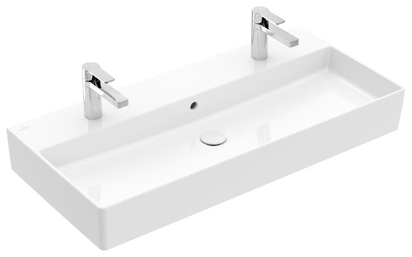 Villeroy & Boch Memento 2.0 wall-mounted washbasin, 1000 x 470 mm, with overflow, polished, 4A221L