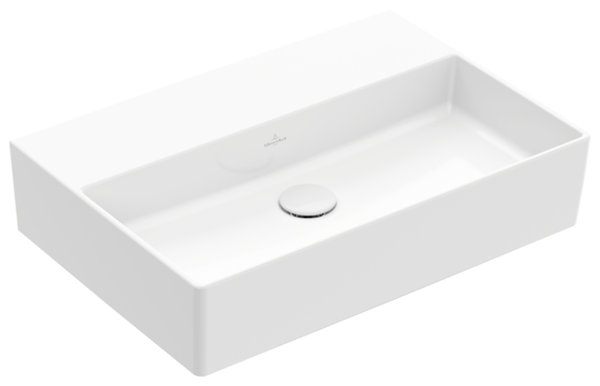 Villeroy & Boch Memento 2.0 wall-mounted washbasin, 600 x 420 mm, without tap hole, without overflow, unpolished, 4A2263