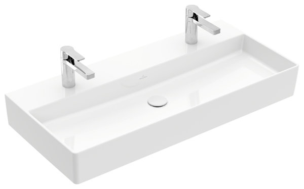 Villeroy & Boch Memento 2.0 wall-mounted washbasin, 1000 x 470 mm, , without overflow, unpolished, 4A22A1