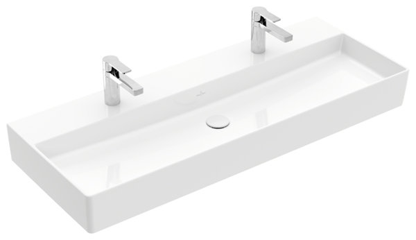 Villeroy & Boch Memento 2.0 wall-mounted washbasin, 1200 x 470 mm, , without overflow, unpolished, 4A22C1