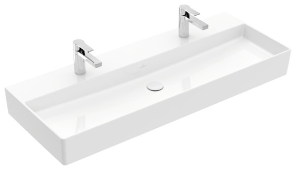 Villeroy & Boch Memento 2.0 wall-mounted washbasin, 1200 x 470 mm, , without overflow, polished,...