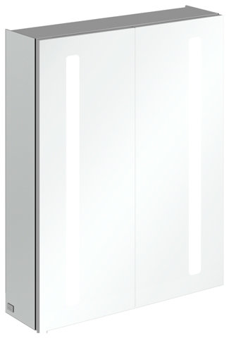 Villeroy & Boch My View 14+ mirror cabinet A43360, 600 x 750 x 173 mm, with LED lighting vertical, lockable medicine box