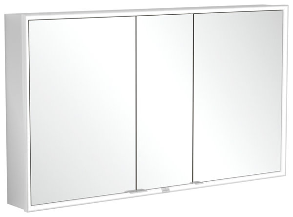 Villeroy & Boch My View Now, mirror cabinet for wall mounting with lighting, 1300x750x167,5 mm, with sensor dimmer, 3 doors, A45613