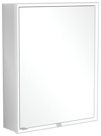 Villeroy & Boch My View Now, mirror cabinet for wall mounting with lighting, 600x750x167,5 mm, with sensor dimmer, 1 door stop (hinge) right, A4566R