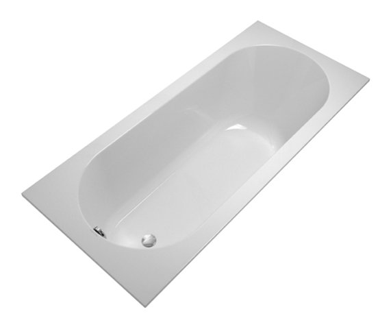 Villeroy & Boch bathtub Quaryl rectangle Oberon Solo, UBQ170OBE2V 1700x750mm, incl. tub feet