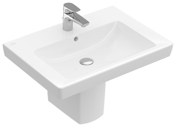 Villeroy & Boch Wash basin Subway 711365 650x470mm, with overflow