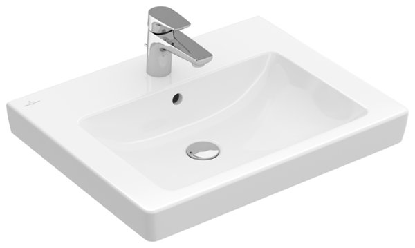 Villeroy & Boch Wash basin Subway 7113F0 600x470mm, 1 tap hole, with overflow