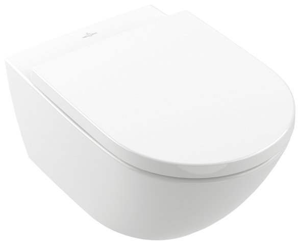 Villeroy & Boch Subway 3.0 washdown WC, wall-hung, rimless, TwistFlush, 370 x 560 mm, 4670T0