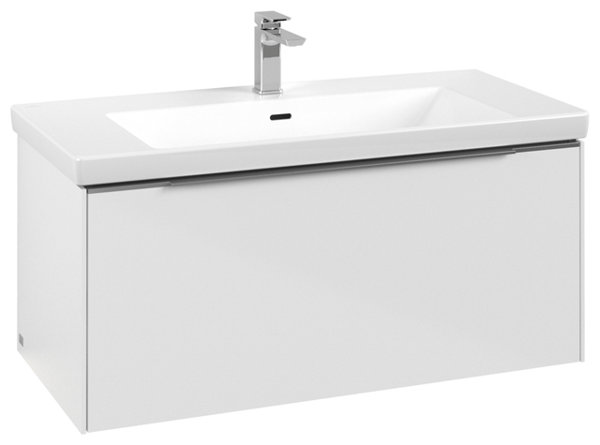 Villeroy & Boch Subway 3.0, washbasin vanity unit, 973x429x478 mm, 1 drawer, C569L2