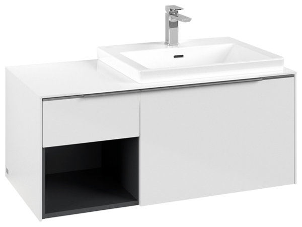 Villeroy & Boch Subway 3.0, washbasin cabinet, 2 drawers, C571L2