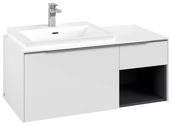 Villeroy & Boch Subway 3.0, washbasin cabinet, 1001x423x516 mm, 2 drawers, C57202