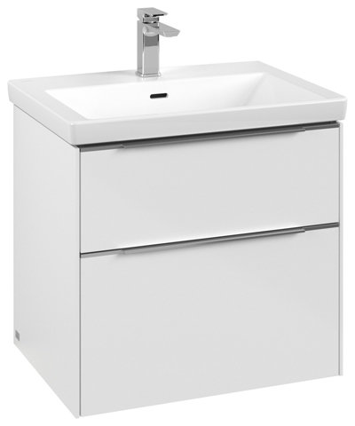 Villeroy & Boch Subway 3.0, 622x576x478 mm, washbasin cabinet, 2 drawers, C576L2