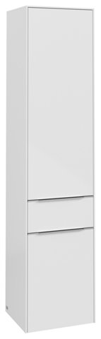 Villeroy & Boch Subway 3.0, tall unit, 2 doors stop (hinge) left and 1 drawer, C59002