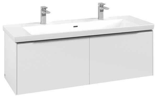 Villeroy & Boch Subway 3.0, vanity unit, 1272x429x478 mm, 2 drawers, C60102