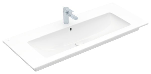 Villeroy & Boch Venticello Cupboard wash basin 4104CL, 1200x500mm, 1 tap hole, with overflow